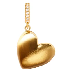 Hazed Heart Vedhæng Med Pavé-forbindelse