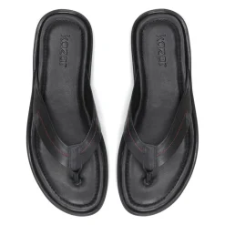 Herre sorte flip-flops.Dette produkt er stort i størrelsen.