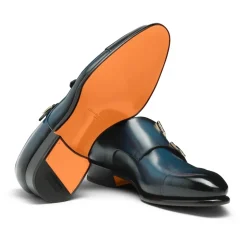 Herresko med dobbelt spænde