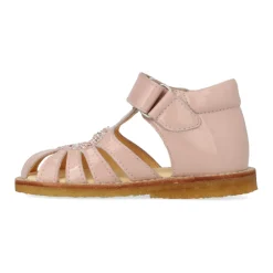 Hjerte og Velcro Sandal - Rosebud