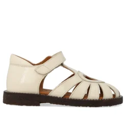 Hjerte Sandal med Velcro, Buttermilk
