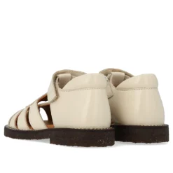Hjerte Sandal med Velcro, Buttermilk