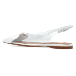 Hjerte-motiv slingback flade sko