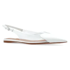 Hjerte-motiv slingback flade sko