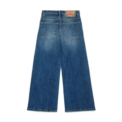 Højtaljede jeans med vide ben