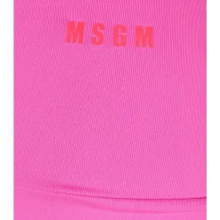 Højtaljet Logo Print Shorts