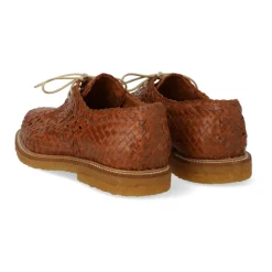 Håndflettet Snøresko - Tan Braid