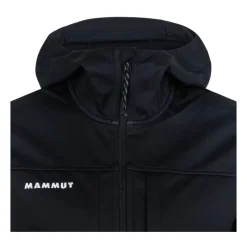 Hooded Softshell Jacket In Technical Fabric