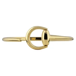 Horsebit armbånd i gult guld