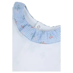 Hvid Peter Pan Krave Top