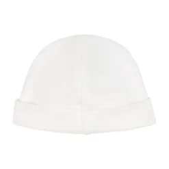 Hvid Pyjamas Sæt med Sutter og Hat