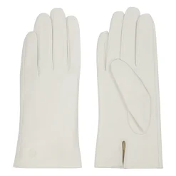 Hvide læderhandsker