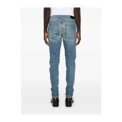 Indigo Blå Distressed Skinny Jeans