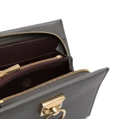 Iris Coin Zip Around Clutch