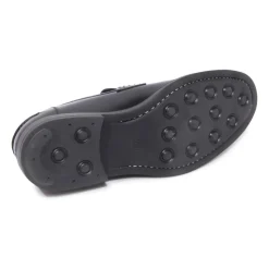 Italiensk Loafer Horse Nero Sort