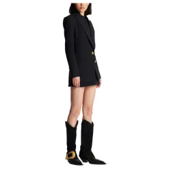 Jakke med snøreliv og 2 knapper