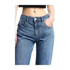 J9D Mid-Rise Jeans med Udvidet Kant