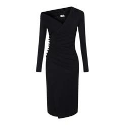 Jerseykjole med juvelknapper