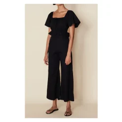 Joseva Cotton-Poplin Top