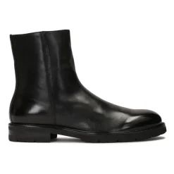 Kazar Sort Læderstøvler