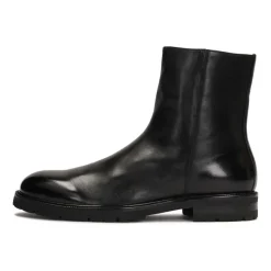 Kazar Sort Læderstøvler