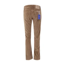 Khaki Brune Slim-Fit Denim Bukser
