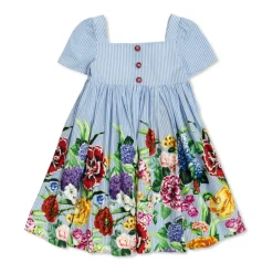 Kjole med blomstermotiv