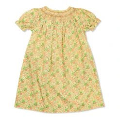 Kjole med blomstermotiv