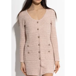 Kjole med glitrende pynt