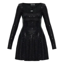 Kjole med skinnende palietter