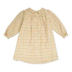 Kjole med ternet mønster