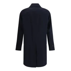 Klassisk Bomuldfrakke med Tjekket Foring