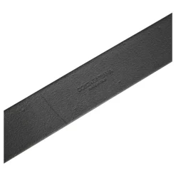 Klassisk Læder Bælte med Metalspænde