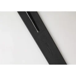 Klassisk Læder Bælte med Metalspænde