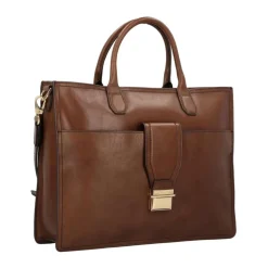 Klassisk Læder Messenger Taske Brun Unisex