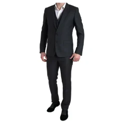 Klassisk Sort Slim-Fit 3-Delt Jakkesæt