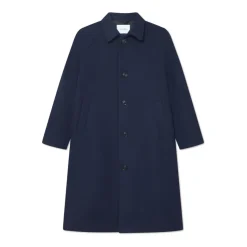 Klassisk Uldfrakke Navy