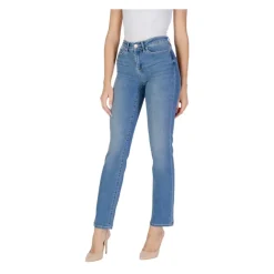 Klassiske lyse vask lige ben jeans