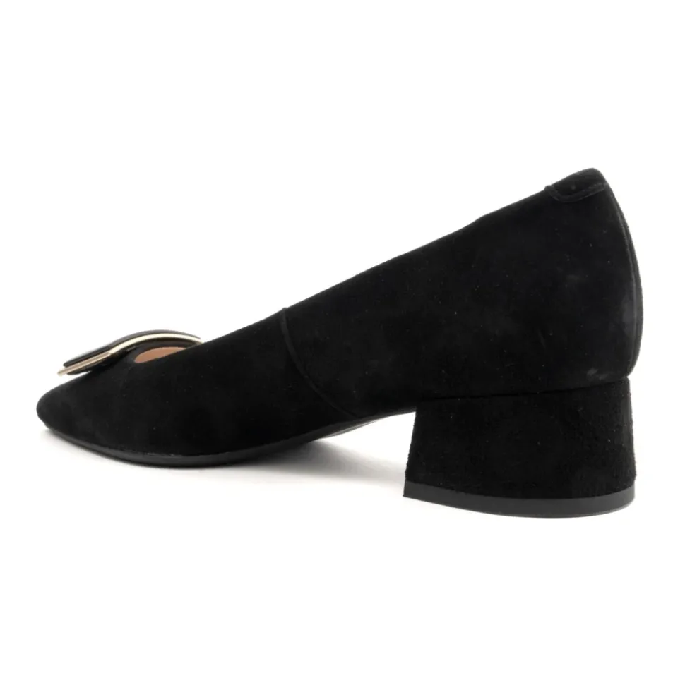 Klassiske Sorte Mid Hæl Pumps