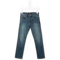 Klassiske Straight Jeans Blå