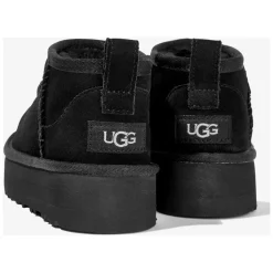 Klassiske Ultra Mini Platform Sorte Støvler