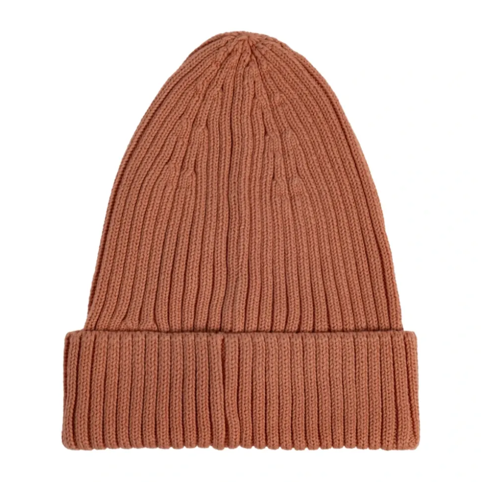 Knitted Rib Fold Up Hat