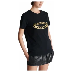 Kortærmet Kædeprint T-shirt