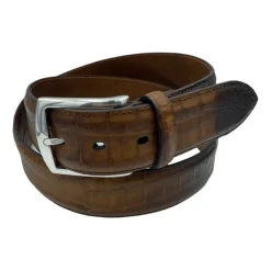 Krokodillelæderbælte