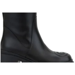 Kvinders Slip-On Læderstøvler