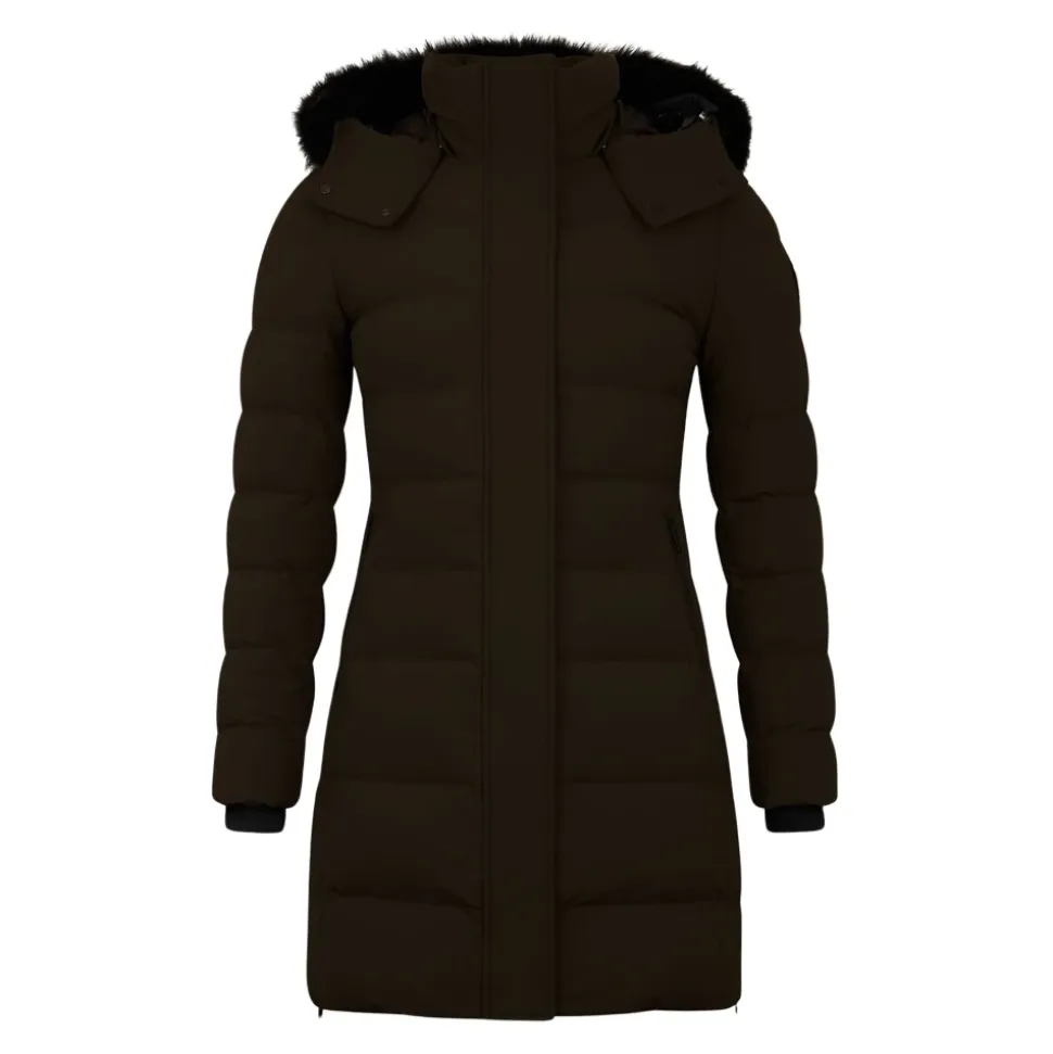 Kvinders Watershed Parka i Espresso