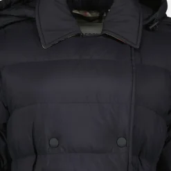 Lang Nylon Puffer Jakke