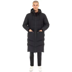 Lang, quiltet dunjakke