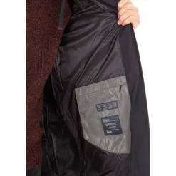 Lang, quiltet dunjakke