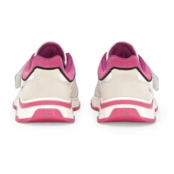 Lavtop Sneaker i Hvid og Pink